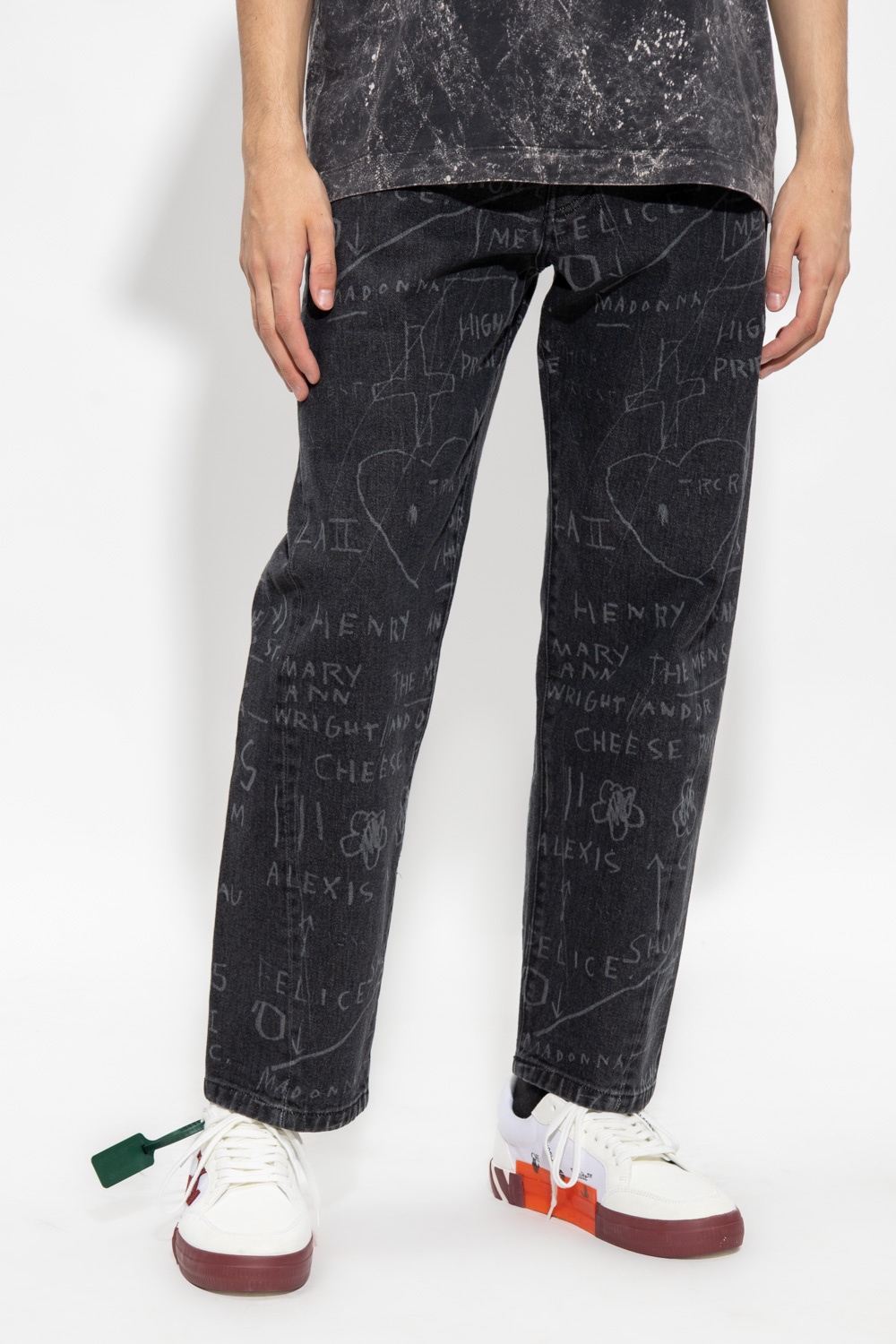 Black Jeans with pattern Etudes - GenesinlifeShops Cameroon